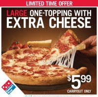 Domino's Pizza: $5.99 Large Pizza ALL Week!