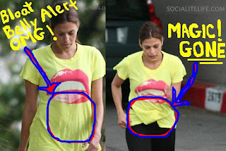 Photos courtesy of Socialitelife.com and Flynet Online showing Eva Mendes not pregnant but out training to stay fit