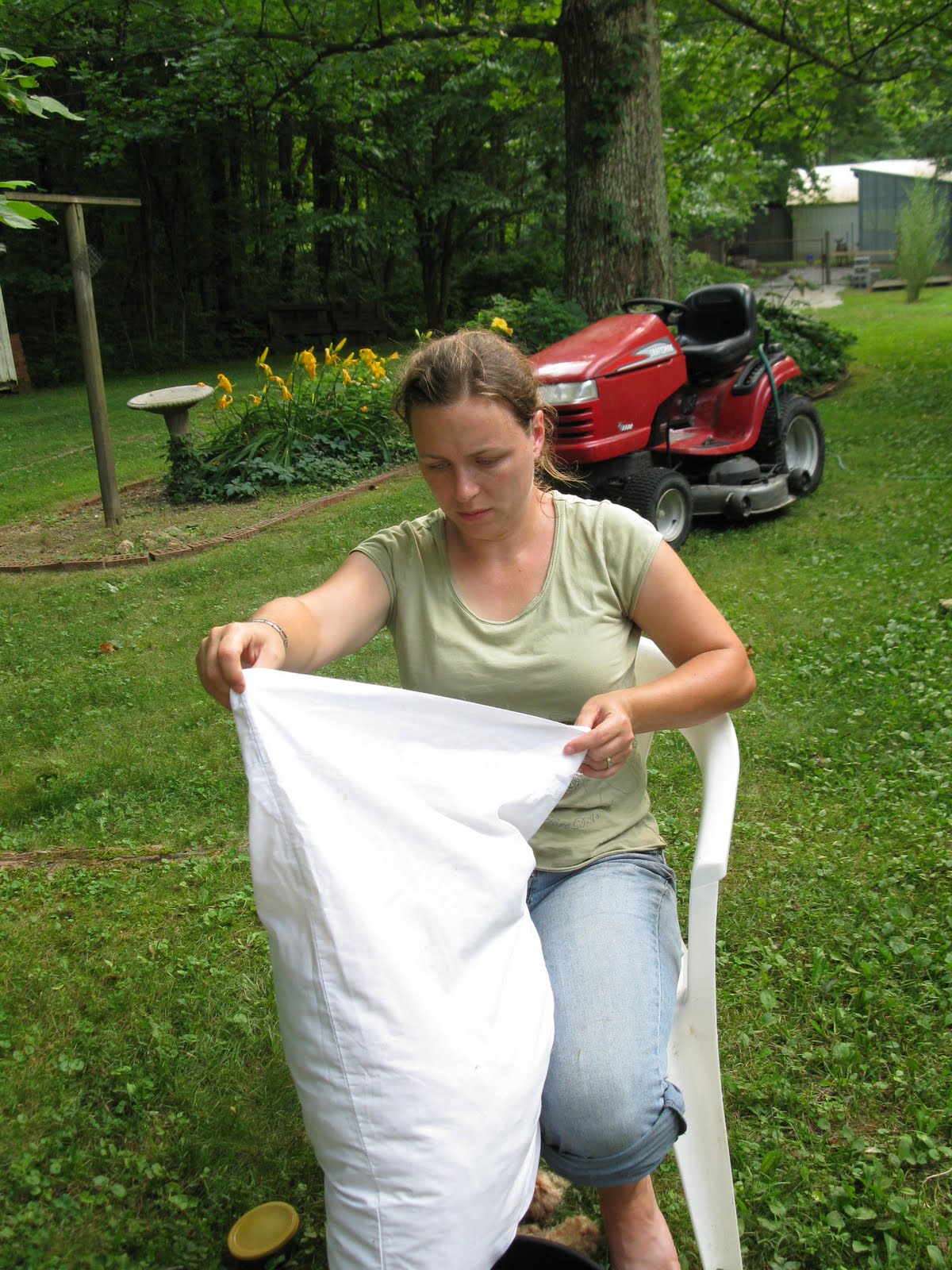 Simply Homemaking How to Make a Cattail Fluff Pillow