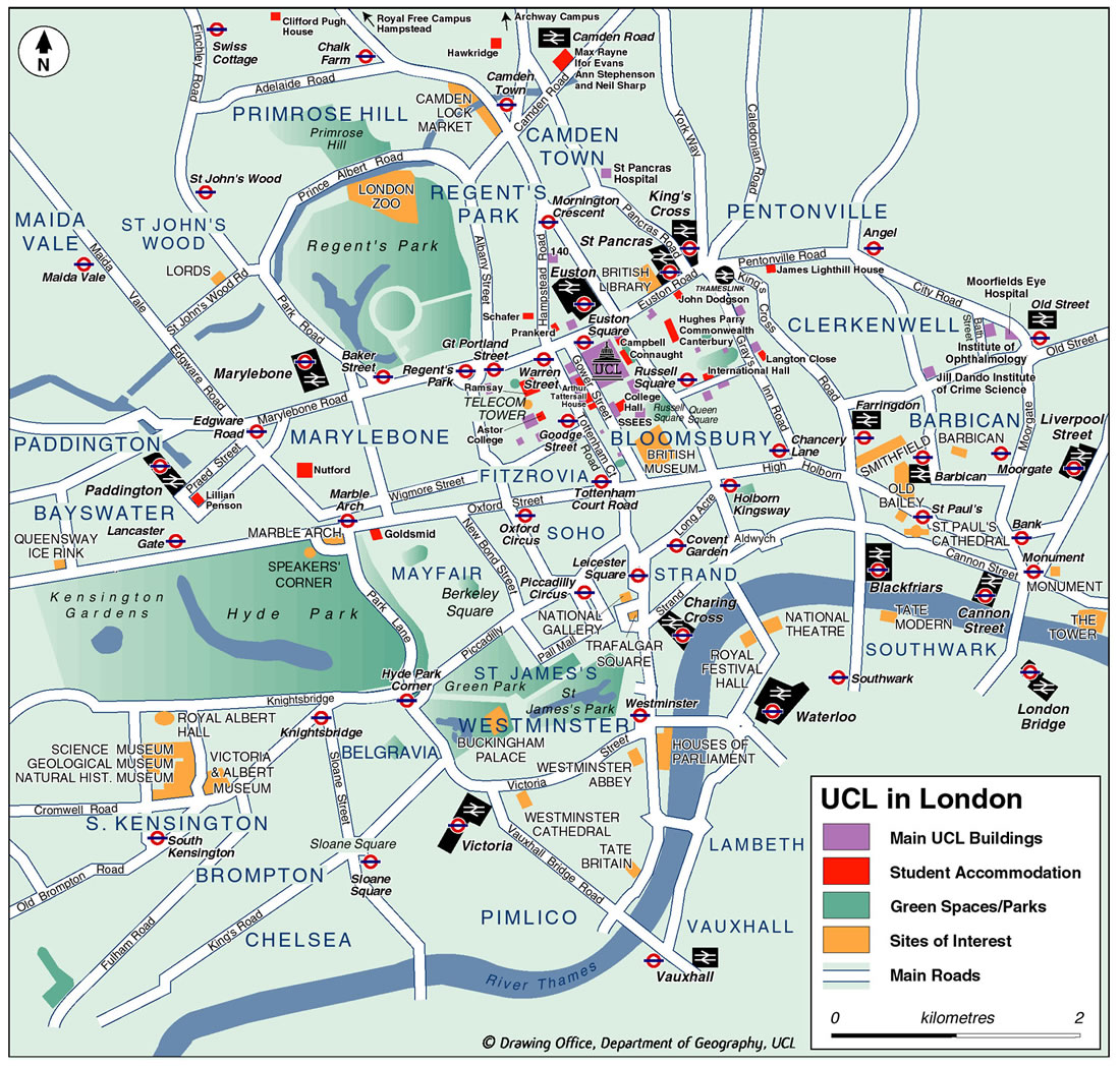 Medios De Informacion Mapa De La Ciudad De Londres