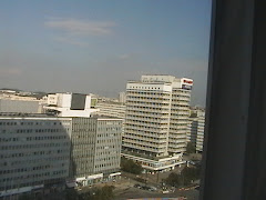 Berlin outside our hotel window