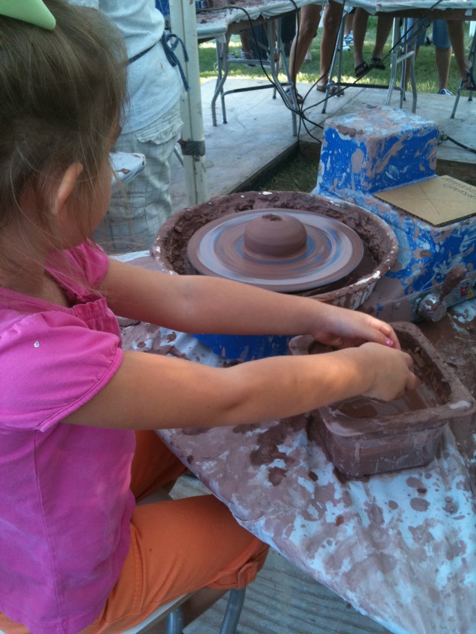 Seeds and Wings: Working with clay.....