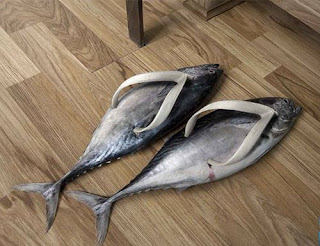 ikan sandal ikan dibuat seperti sandal