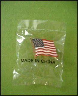 funny american lapel pin made in china photo