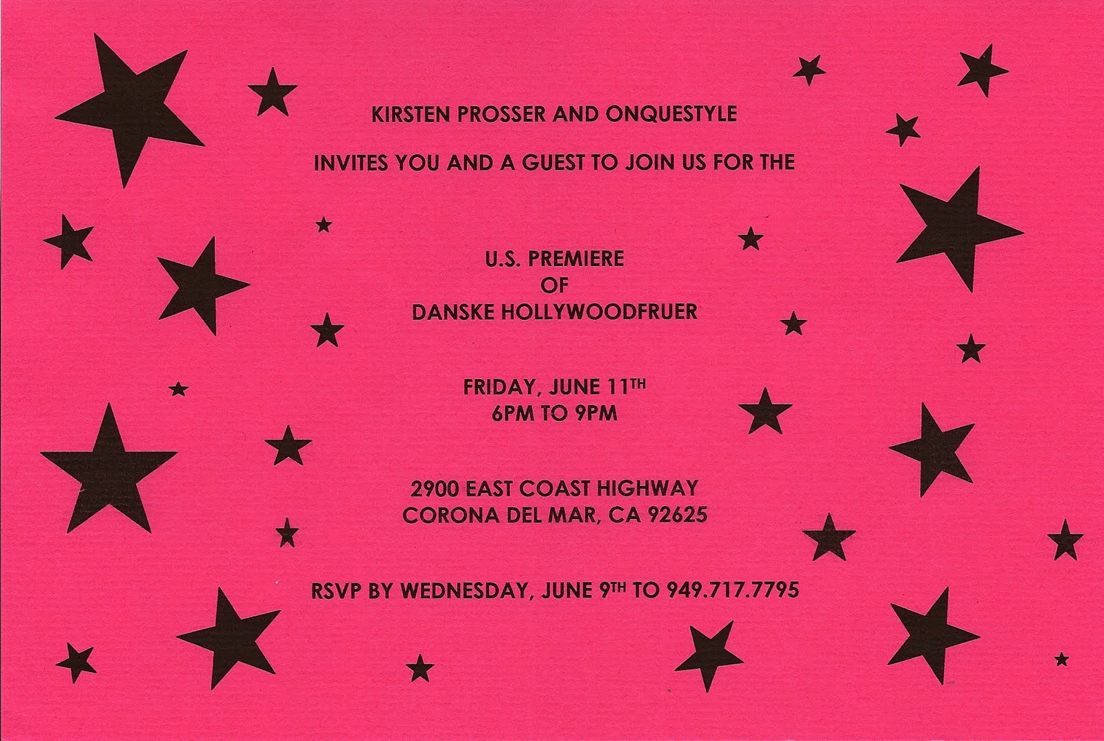 On Que Style Prepare for the Pink Carpet!