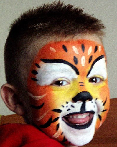 Grabar Pebish Caballero Todo Halloween: Maquillaje de tigre halloween