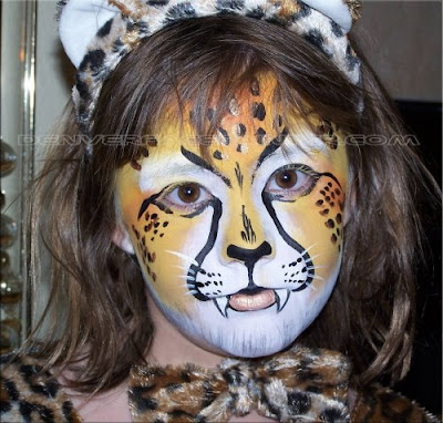 maquillaje de leopardo