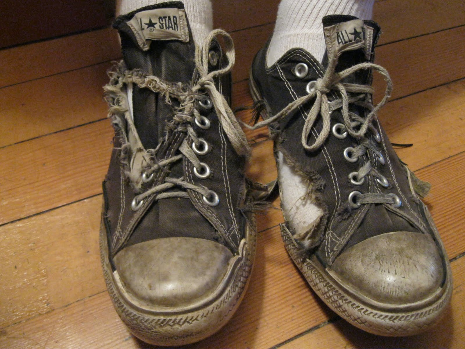 Buttered Toast Rocks: My Son's Old Shoes