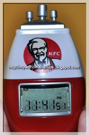 Happy Parenting & Teaching: KFC - FREE Alarm Clock