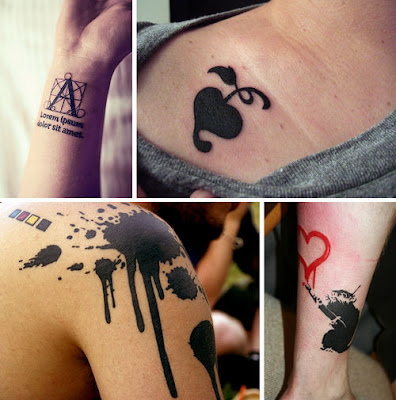 hayles little blog tattoos with a graphic design approach