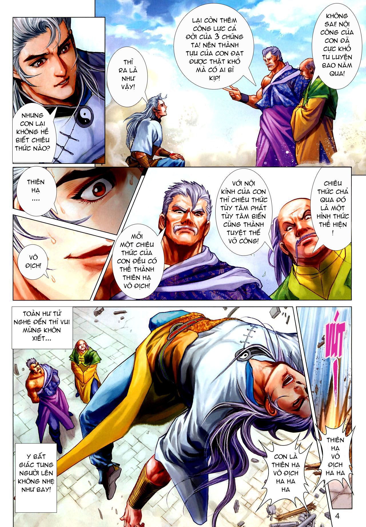 Thần Chưởng Long Kiếm Phi chap 31