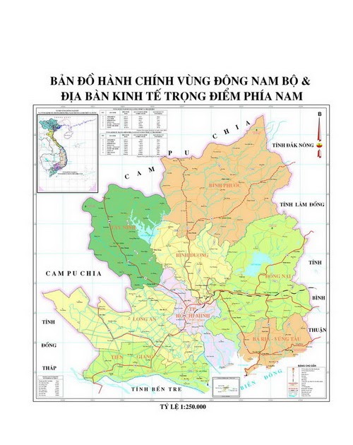 Trần Cẩm Linh: Bản đồ gia dụng hành chủ yếu vùng Đông Nam cỗ và Địa bàn tài chính trung tâm phía Nam