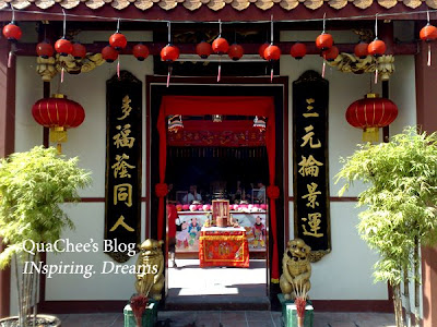 chinese new year malacca, blacksmith street temple