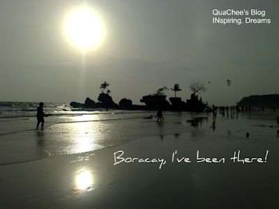 boracay white beach postcard