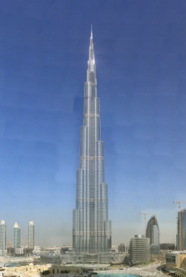 عکس پانوراما از برج خلیفه