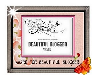 Award : Beautiful Blogger