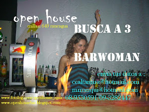 Openhouse busca Barwoman!, perfil: jovenes, buena presencia, estudiantes, mayor 18años.