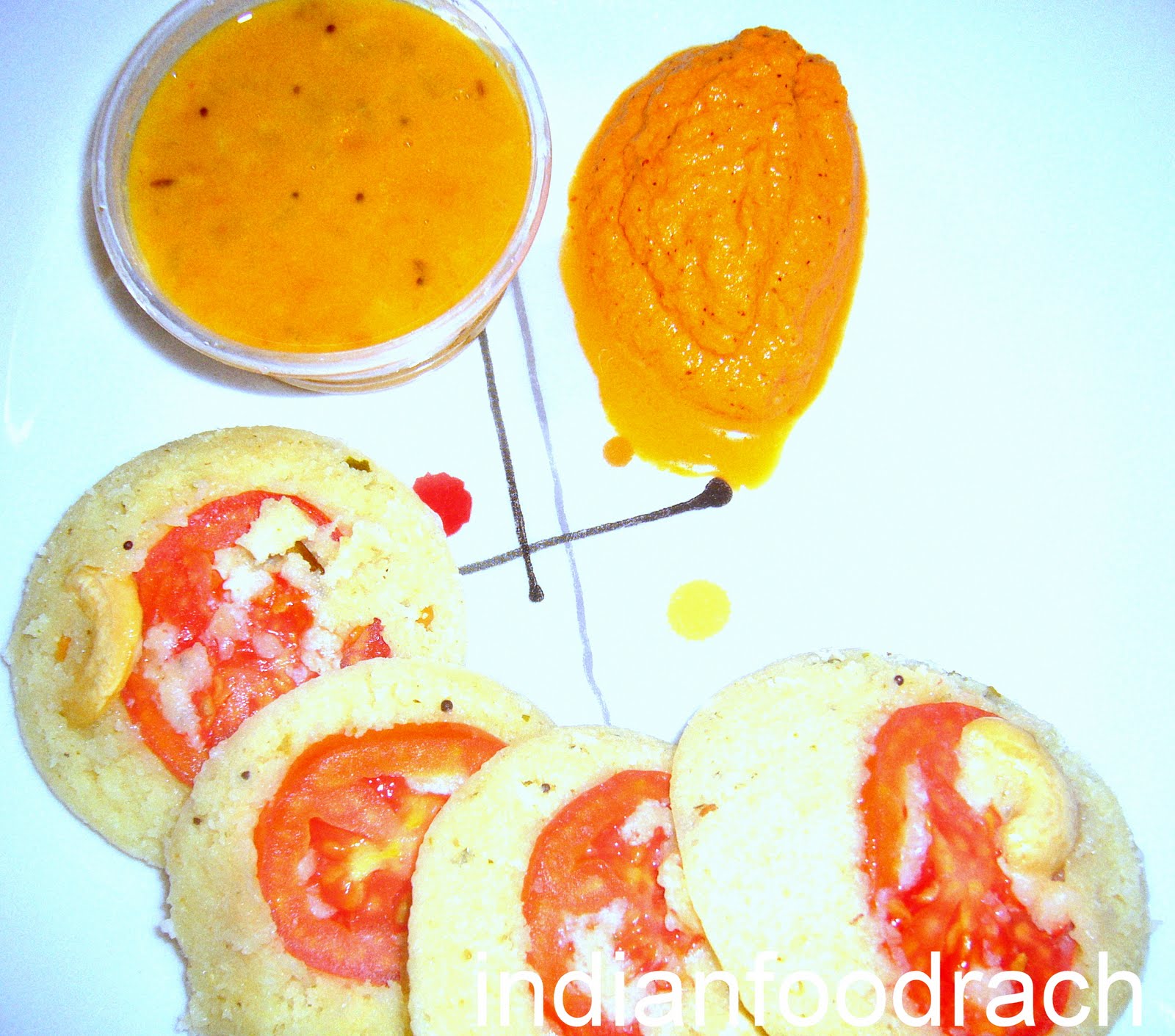 INDIAN FOOD Rava idli ( Rave idli/ Rawa idli)