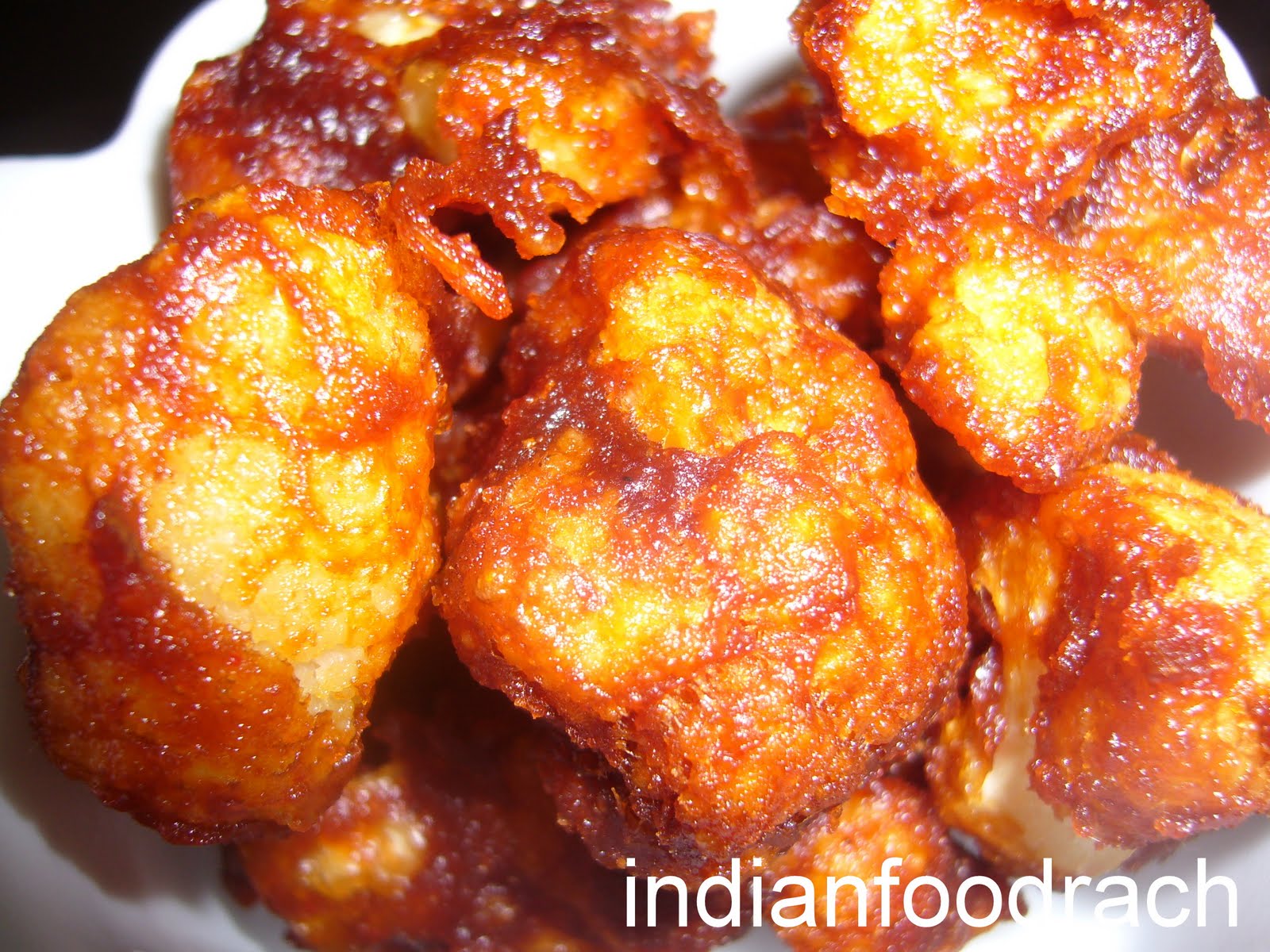 INDIAN FOOD Cauliflower fritters