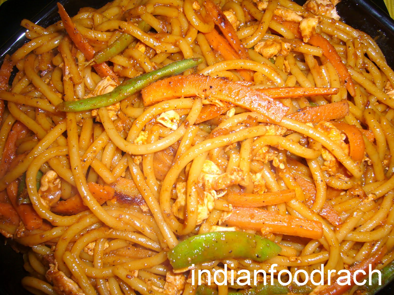 INDIAN FOOD Spaghetti noodles ( Asian style)