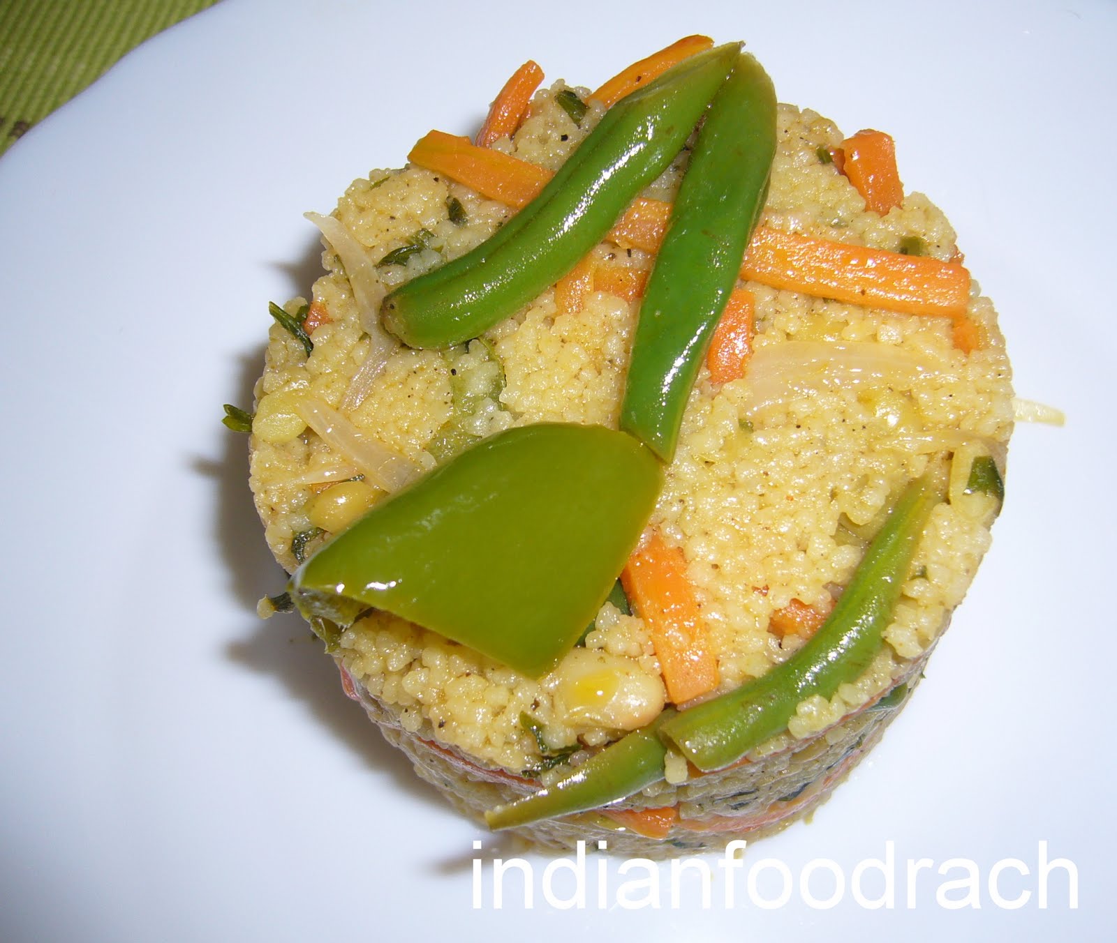 INDIAN FOOD Lemon flavoured Couscous