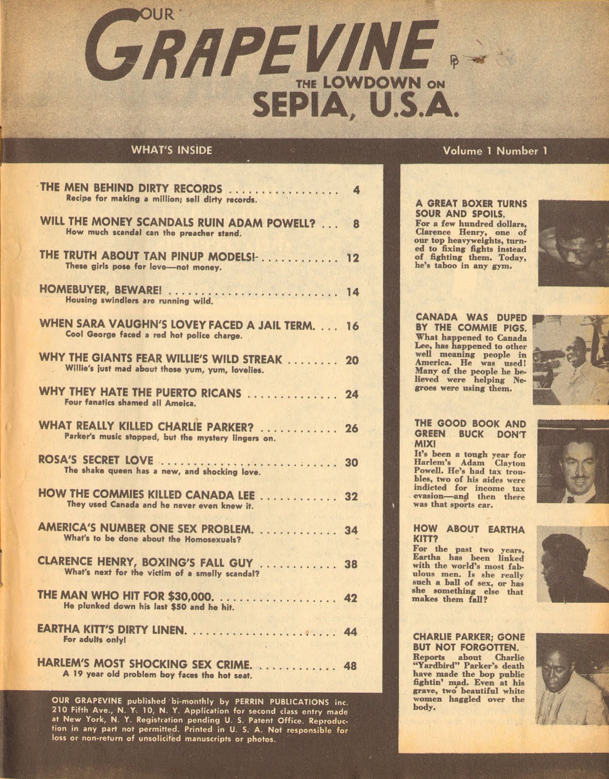 Magazine History A Collector's Blog Another "Our" African American