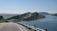 The dam road