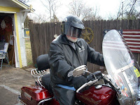 Dad rides December 22, 2009-Before Texas Blizzard