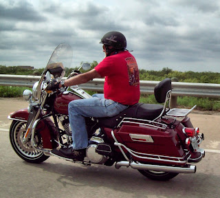 Dad rides with John