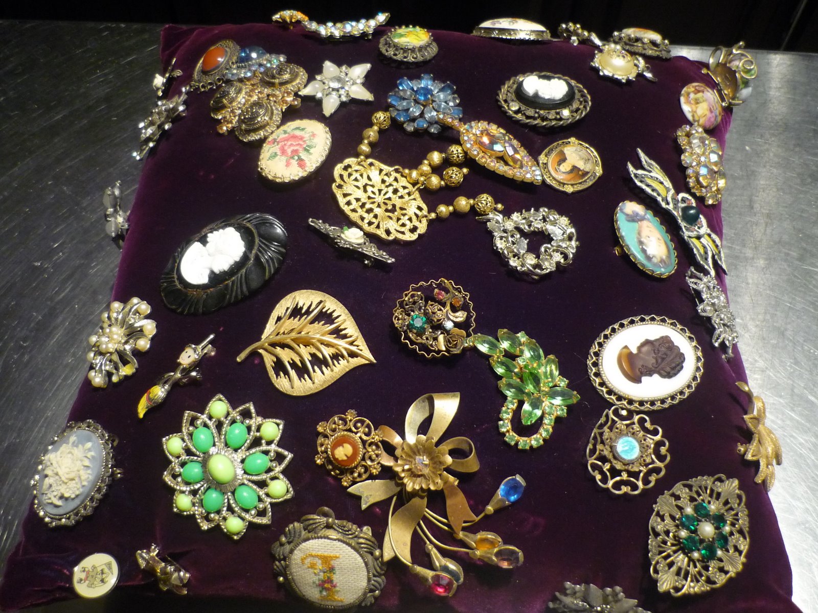 brooch collection