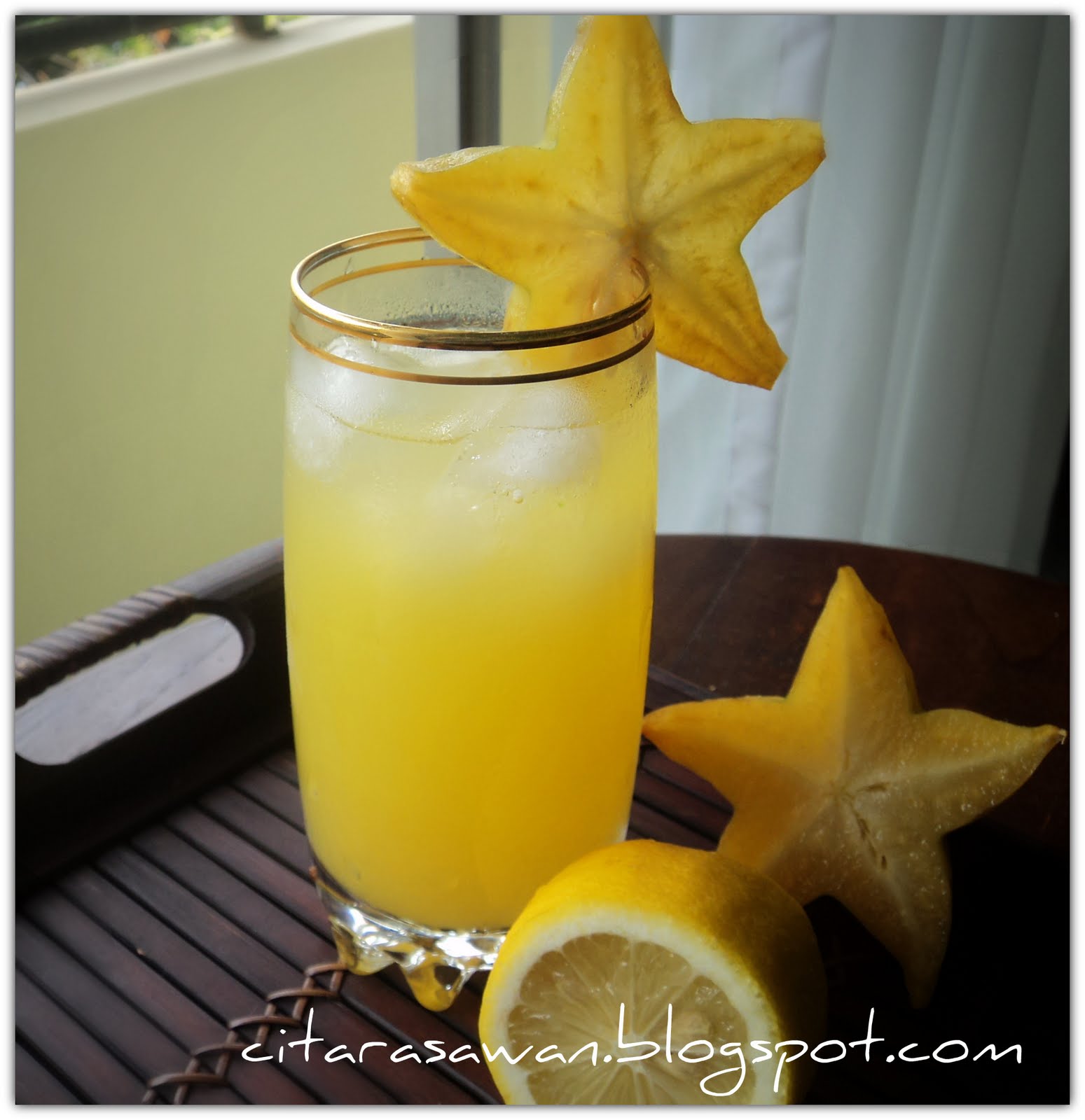 Jus Belimbing Lemon ~ Blog Kakwan