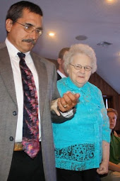 My  mom, walking down the aisle at Malachi's wedding in 2011