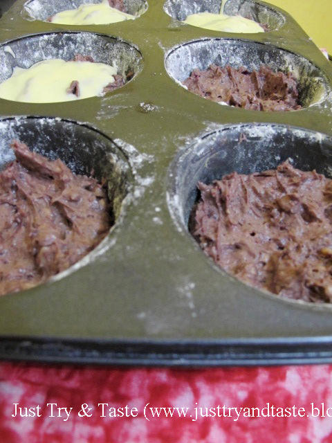 Resep Cupcake Ubi Jalar Ungu dengan Cream Cheese
