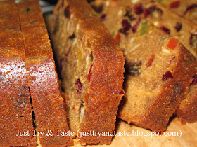 Resep Cake Buah (Fruitcake) JTT