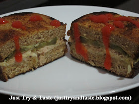 Sandwich Roti Gandum Isi Tuna