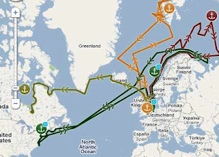 henry hudson route map