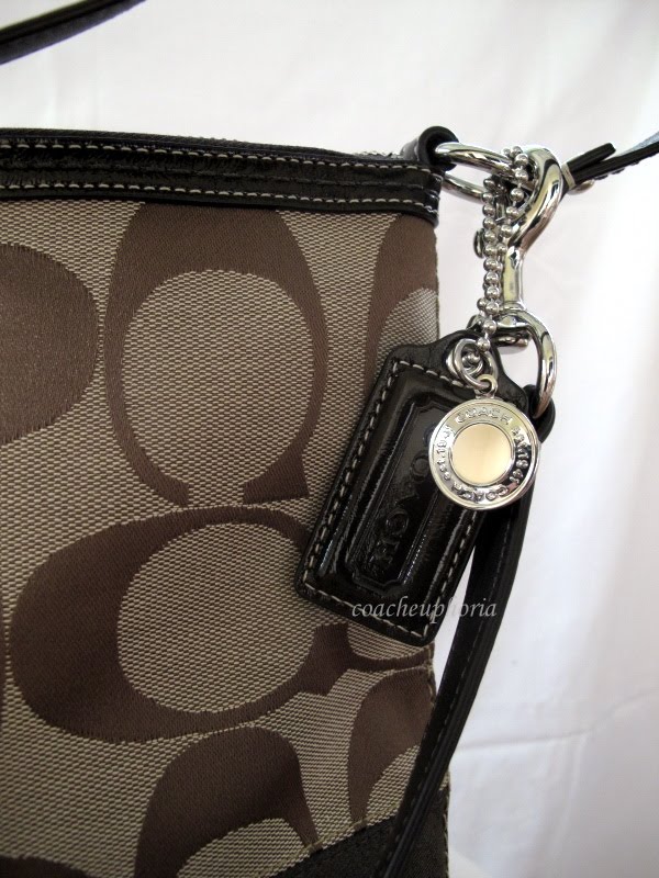 Coach Euphoria 13674, Coach Signature Striped Convertible Shoulder Bag