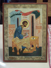 St. Mark the Apostle at his desk