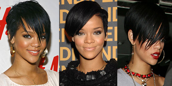 rihanna hairstyle in take a bow