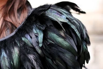 Sassy Hong Kong: Fashion Inspiration: Feather Capes