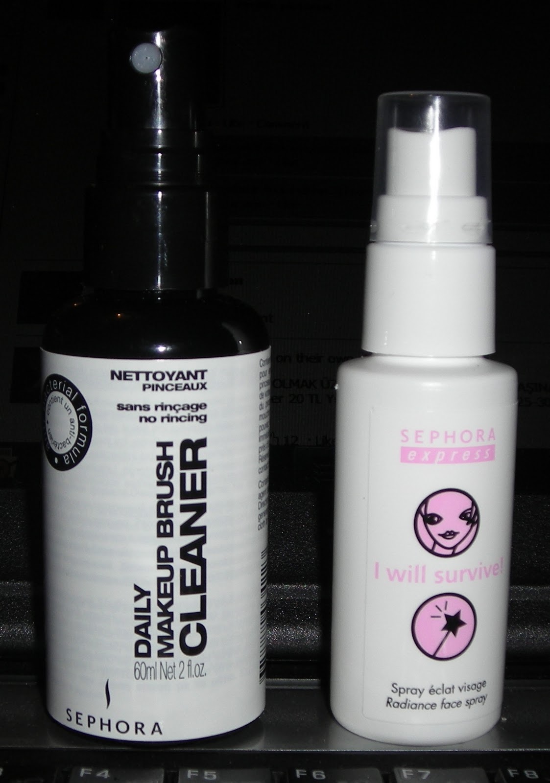 MUGHETTO SEPHORA; DAILY MAKEUP BRUSH CLEANER & I WILL SURVIVE