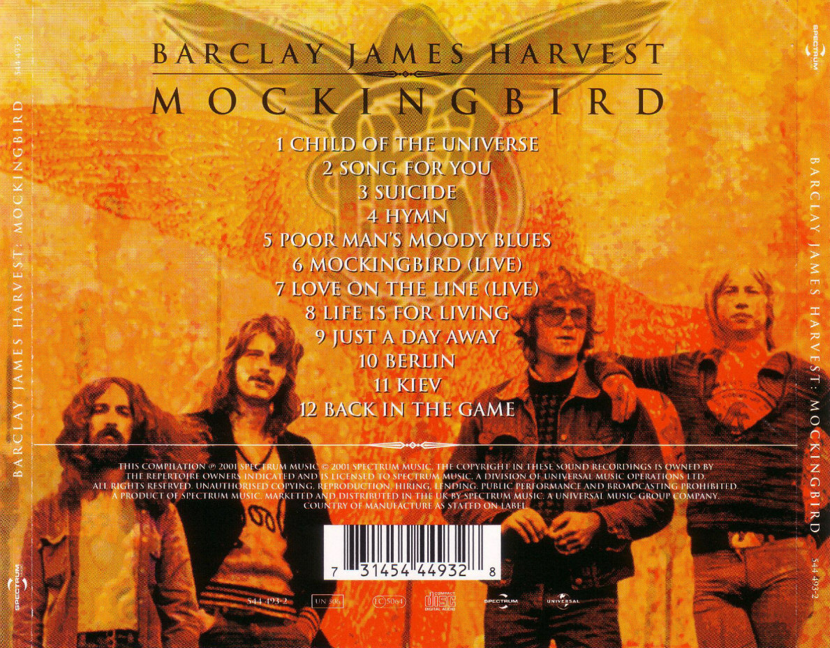 Musicotherapia Barclay James Harvest Mocking Bird (1977)