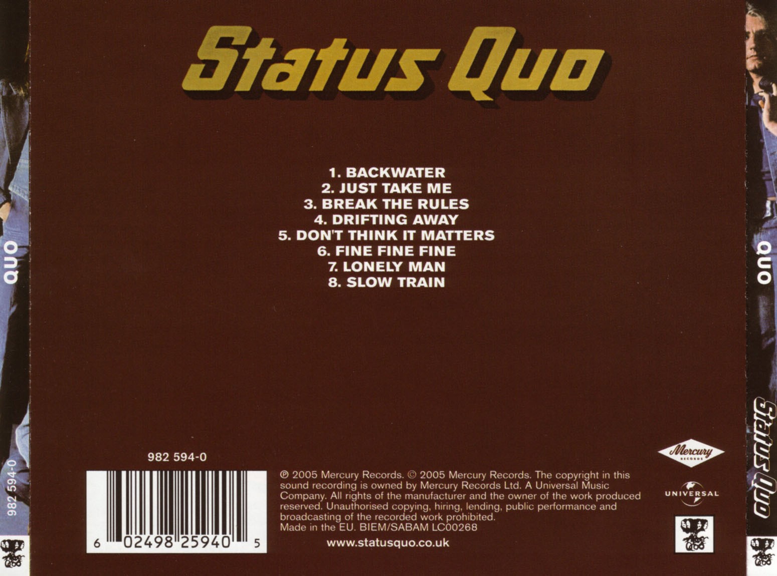 Musicotherapia Status Quo Quo (1974)