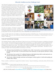 Faribault Diversity Coalition 2008 Projects/Fundraising Campaign