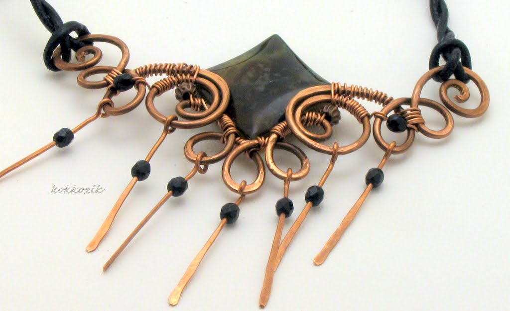 Kokkozik Artisan Jewelry: Moss Agate Pendant