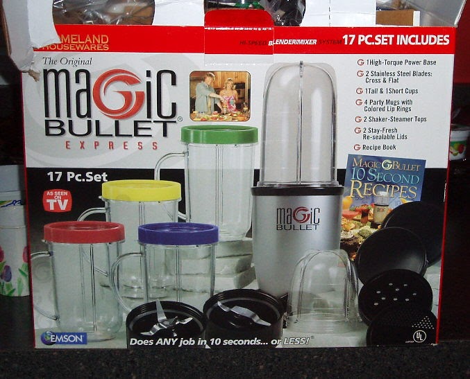 Magic Bullet Replacement Parts 5 Cups, Shaker-Steamer Tops, Lids, Flat Base