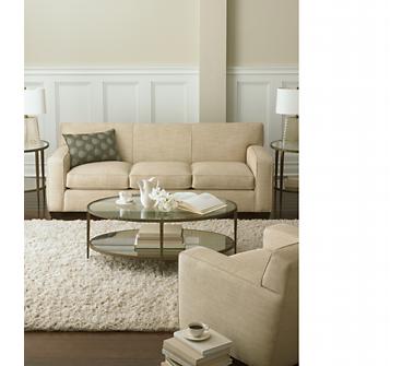 On Or Otherwise Crate And Barrel Sofa Reviews And This Is The Sofa I Got Crate Barrel Camden In Azure It S Incredibly Firm With A Seat That Not Too Deep Blue Color Really