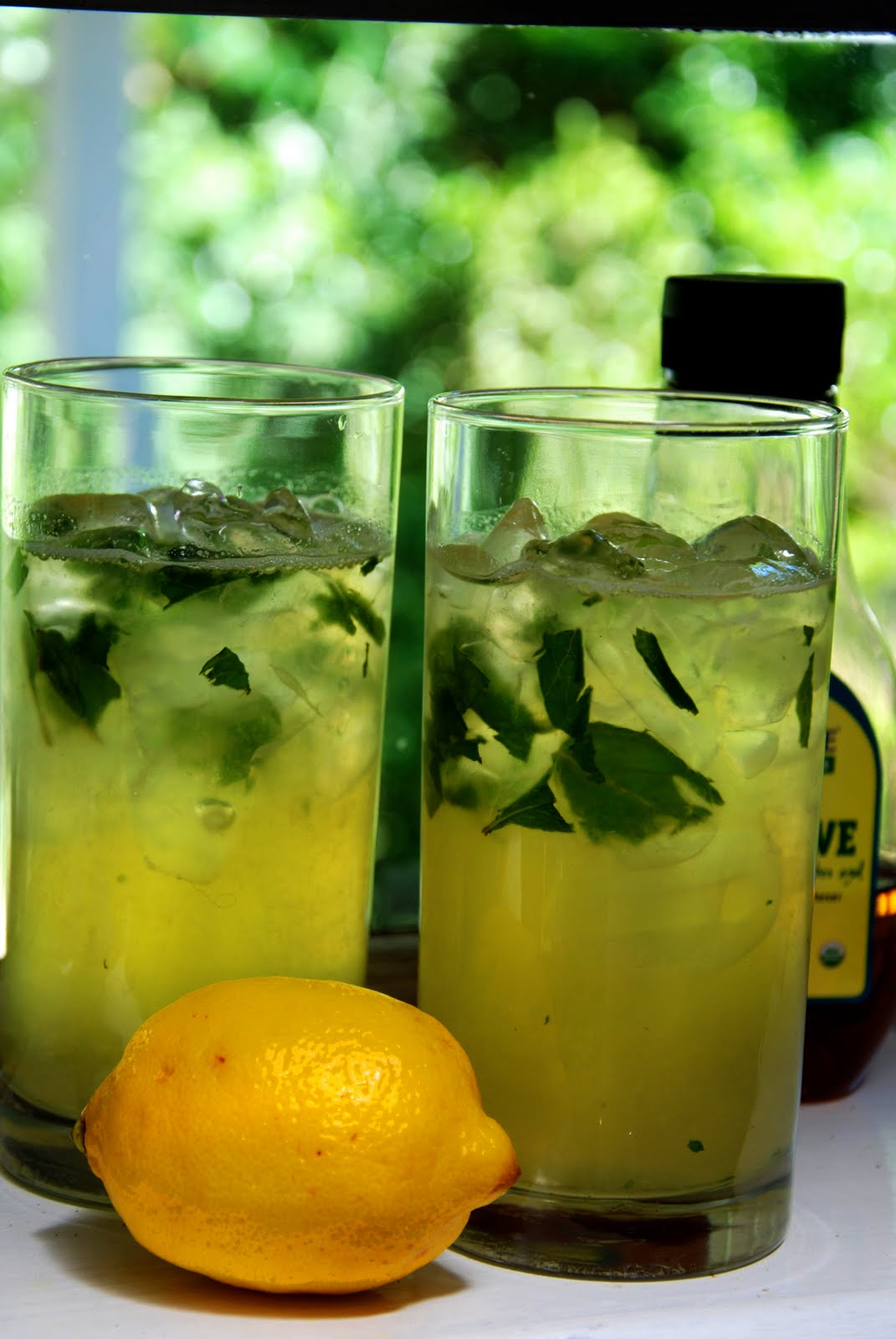 & cinnamon agave mint lemonade