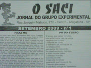 Jornal Literário 'O Saci' de Araçatuba