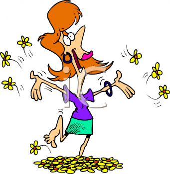 [0511-0811-0316-4960_Happy_Woman_Running_Barefoot_Through_Flowers_clipart_image.png]